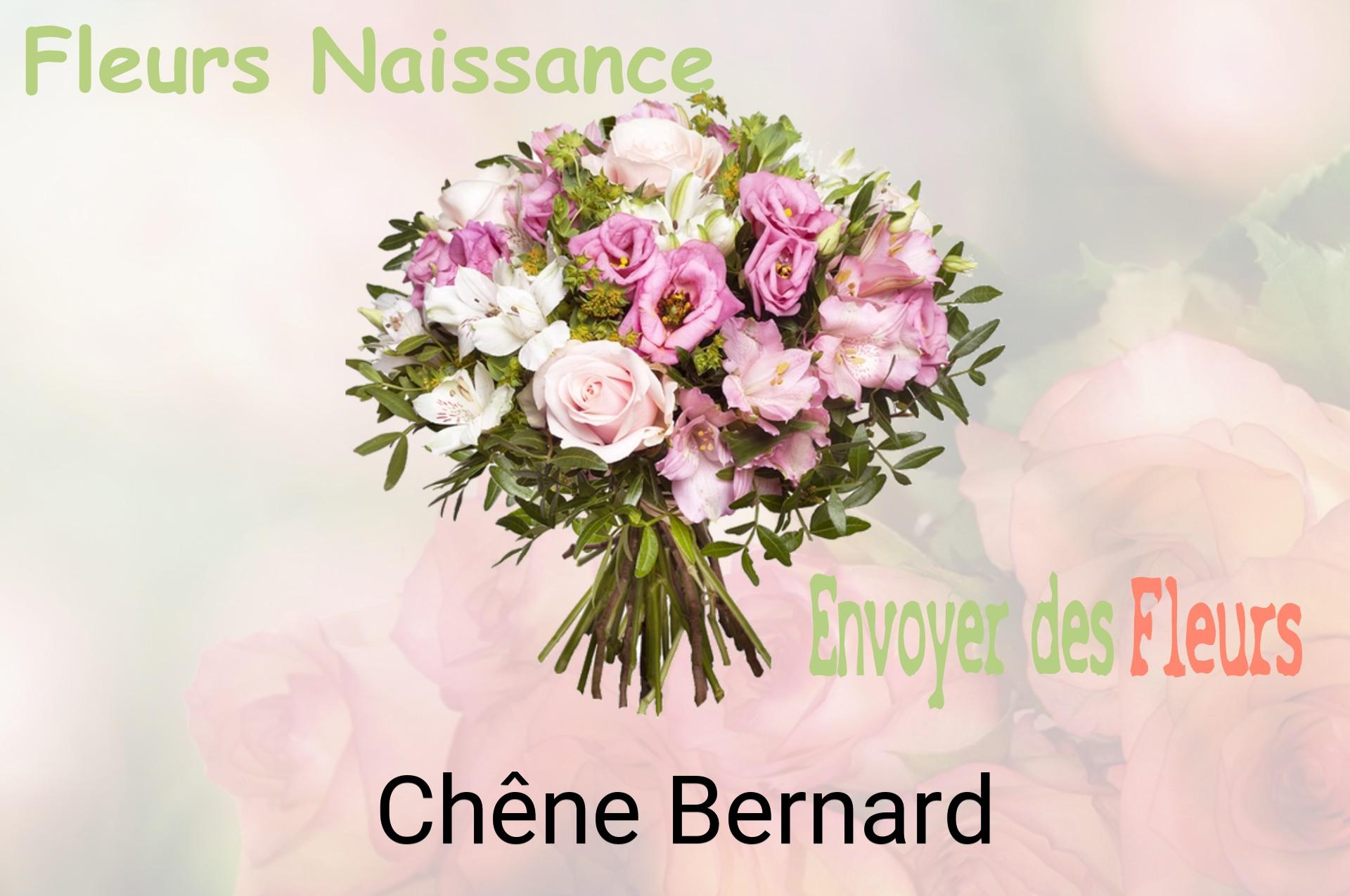 Bouquet de fleurs de naissance livré à Chêne-Bernard
