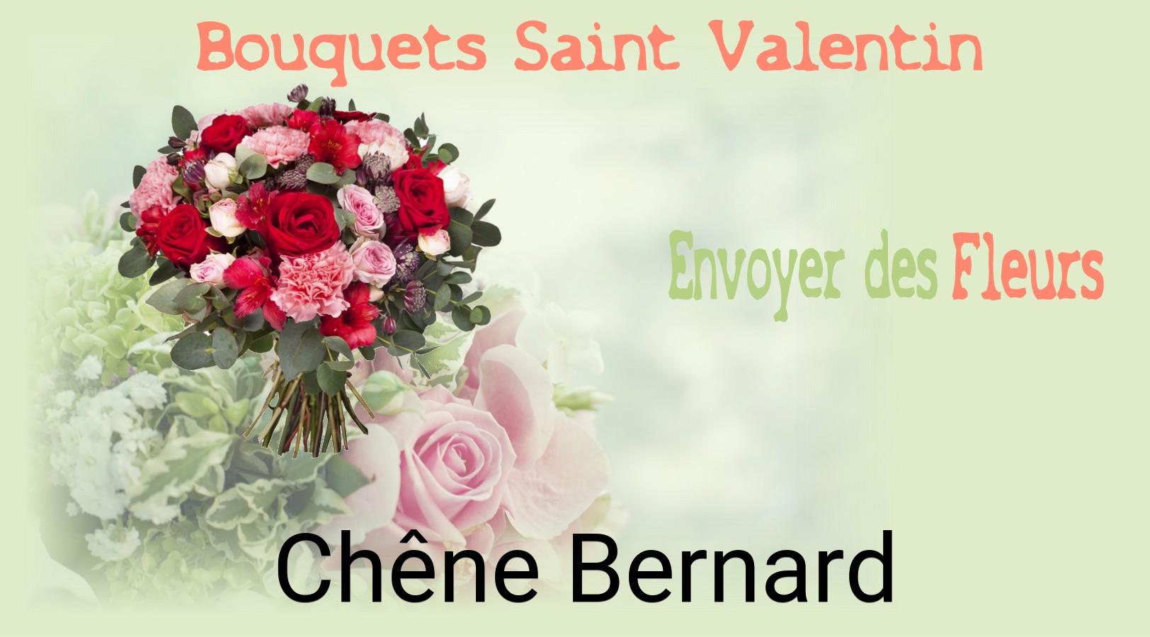 Roses de Saint-Valentin livrées à Chêne-Bernard